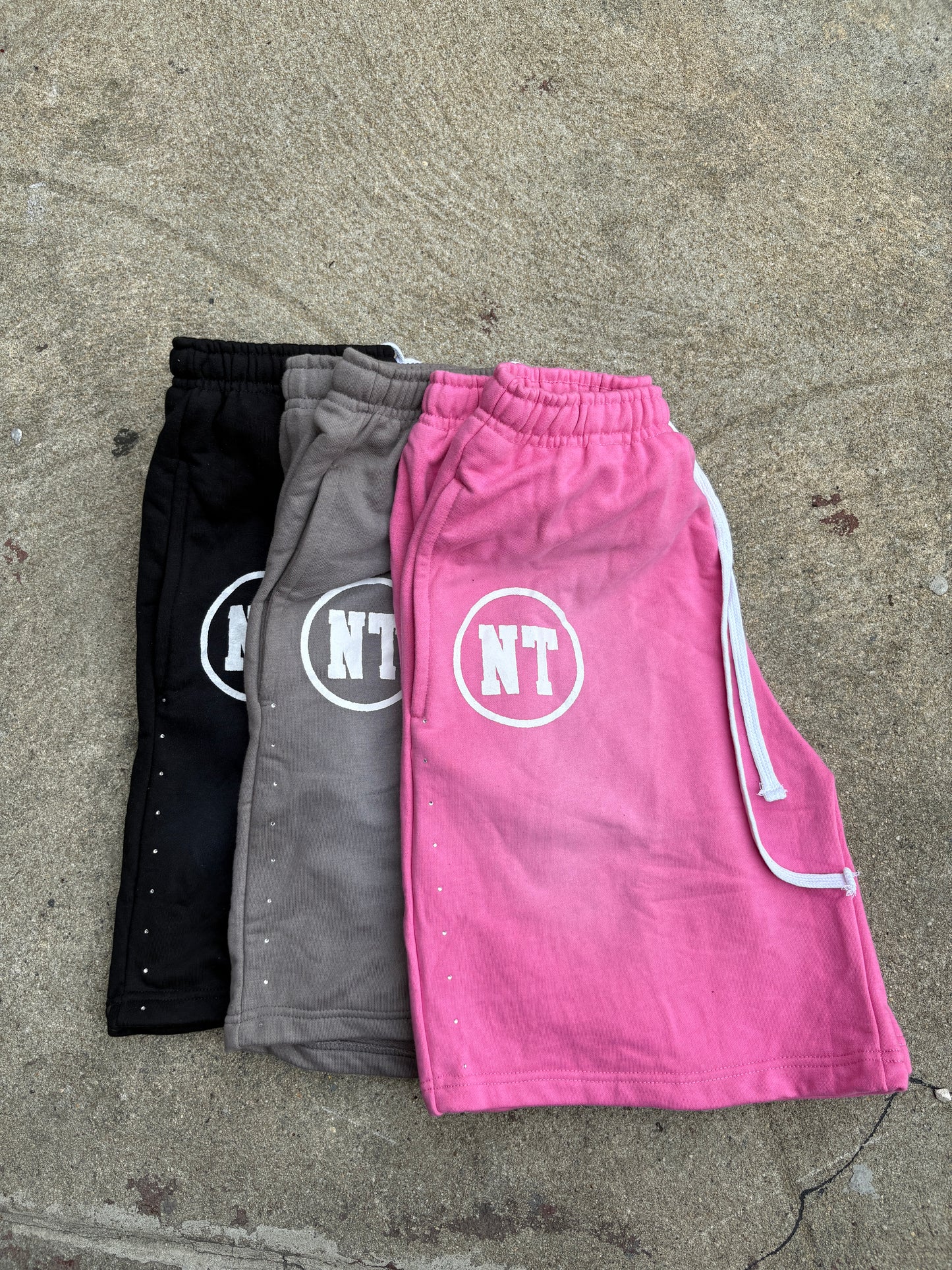 Double Waisted RhinestoneShorts