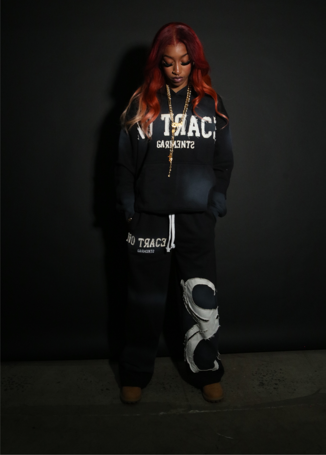 No Trace Distress Black Set