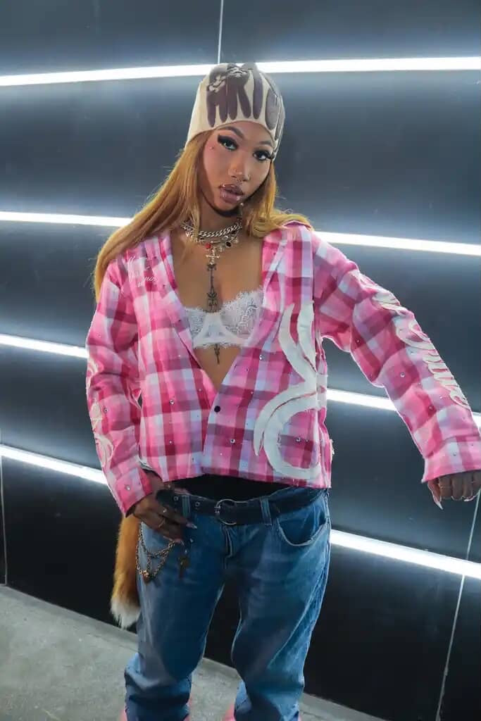 Pink Starlet Flannel