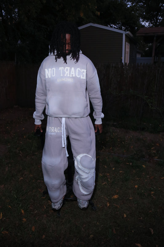 No Trace Distress Grey Sweatpants