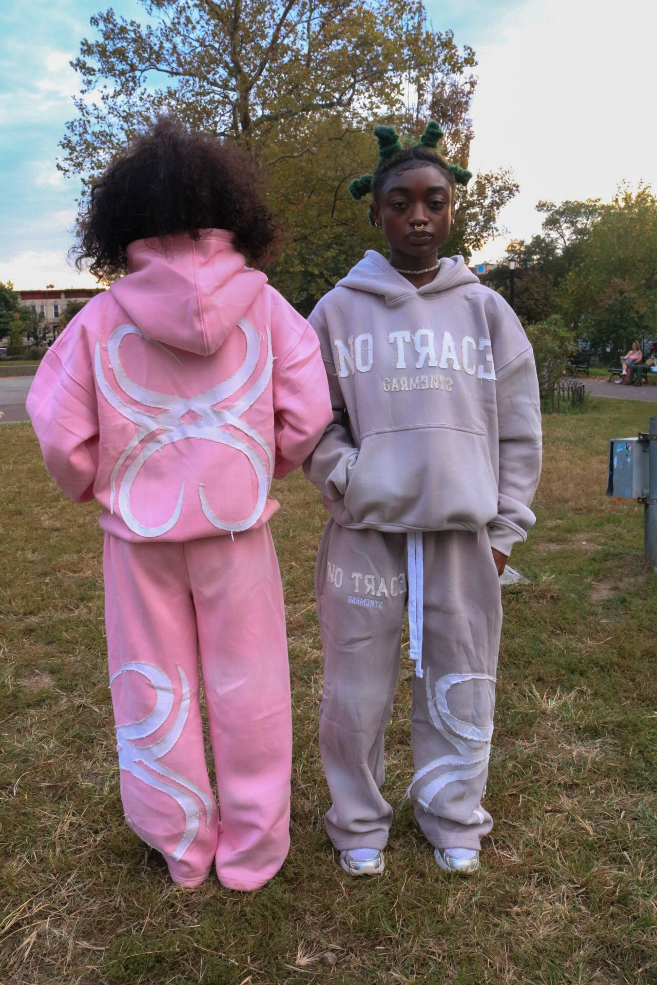 No Trace Distress Pink Set