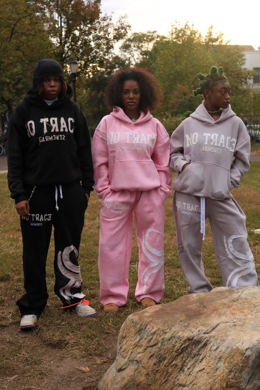 No Trace Distress Pink Sweatpants
